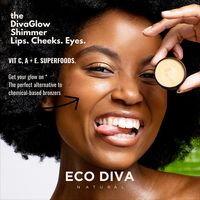 Eco Diva DIVAGLOW Lip, Eye & Cheek Shimmer